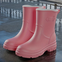 Women's Waterproof Wear-resistant Rain Boots Comfortable Anti Slip Outdoor