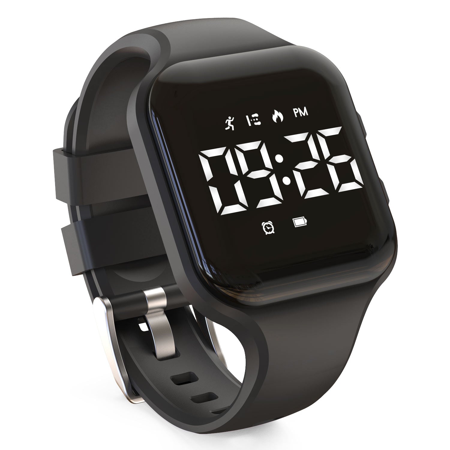 LED Fitness Tracker Digital Activity Watch Rechargeable Sport Watch