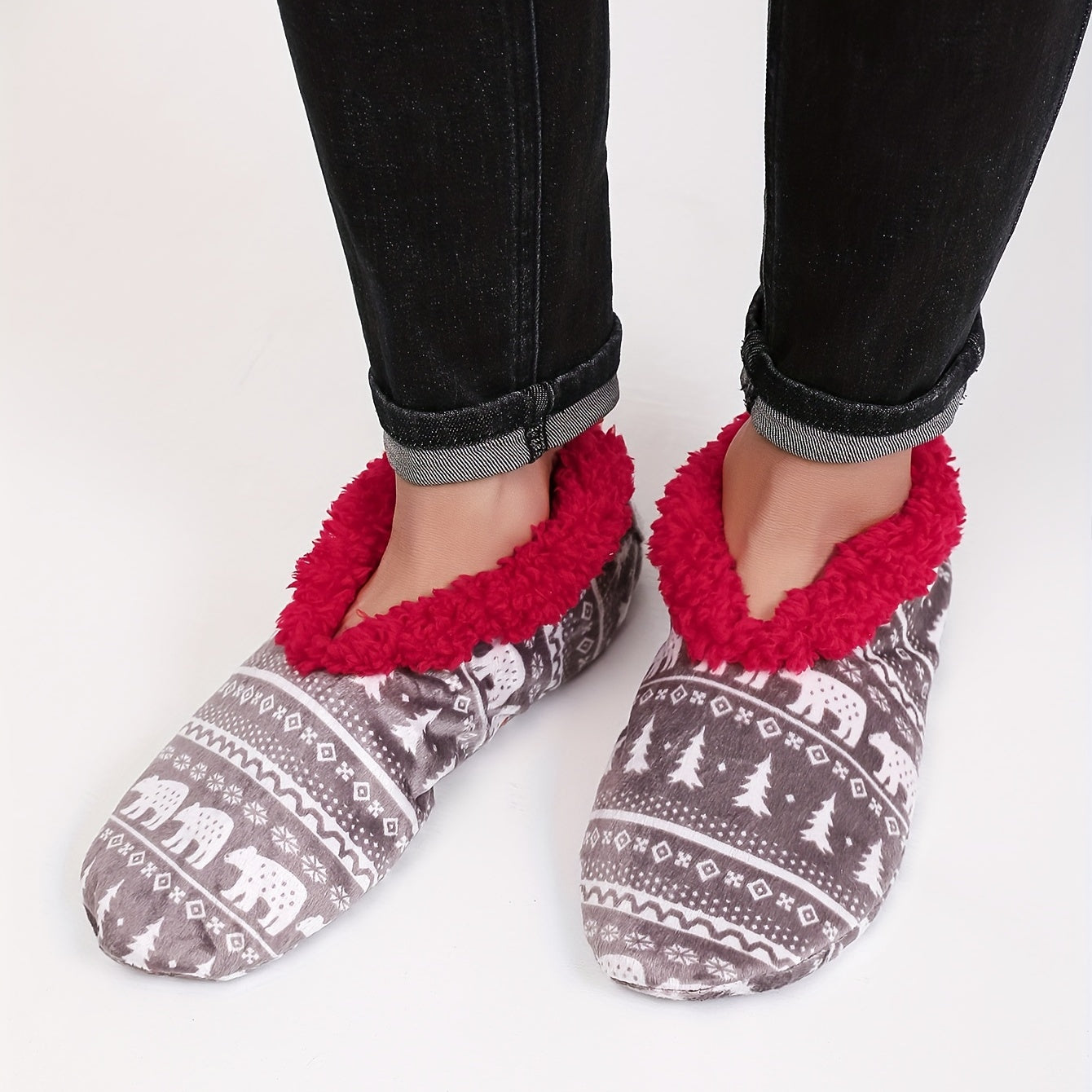 Cozy Christmas House Slippers for Men