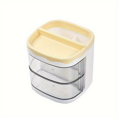 Desktop Storage Box Organizer with Pen Holder Drawer Office Desk Organizer