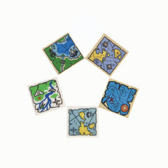 10pcs Brick Print Treasure Map Building Blocks Set