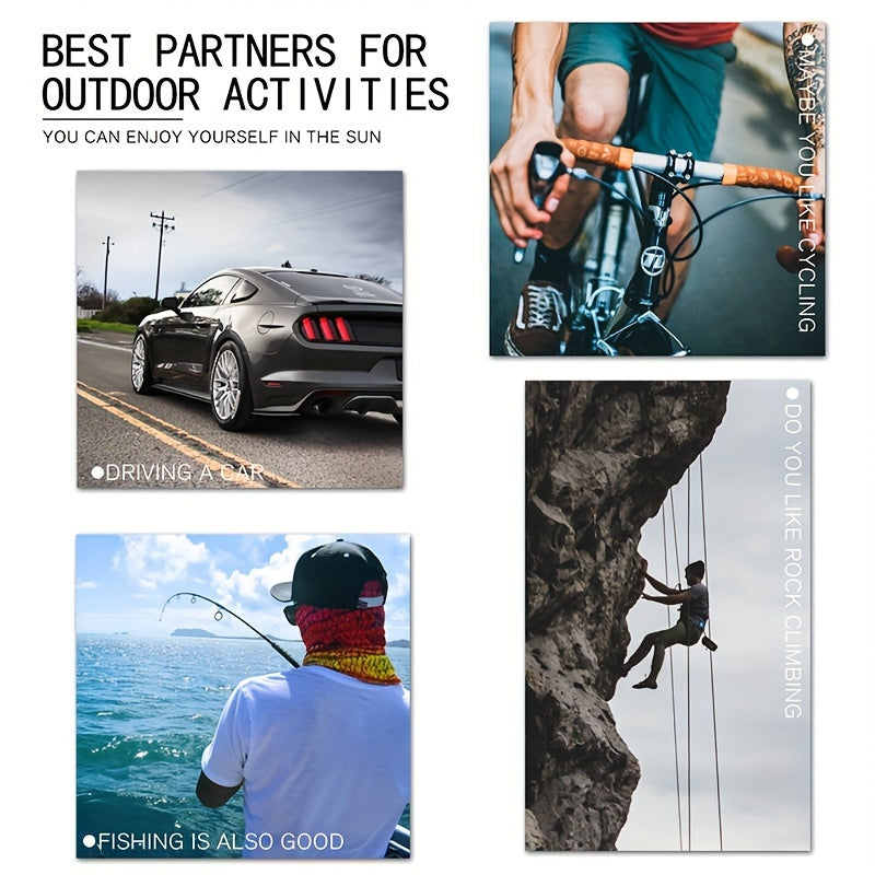 4pcs Sports Sunglasses For Men Polarized High Sunglasses For Driving Cycling