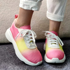 Women's Anti Slip Flat Casual Running Shoes Lightweight Outdoor Sneakers