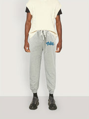 Men's Personality Print Casual Trousers Drawstring Elastic Pants