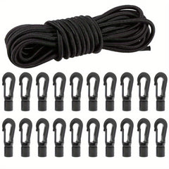 Heavy-Duty Deck Lashing Rope with Hook for Kayak Fishing Boat