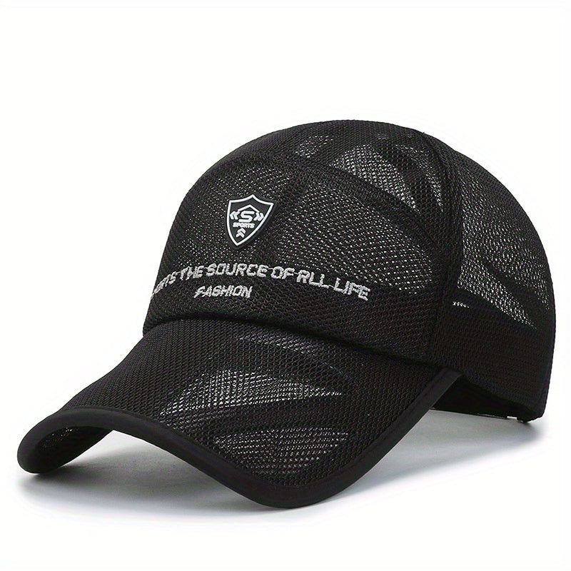 Men's Breathable Mesh Baseball Cap Sunscreen Fishing Cap