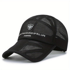 Men's Breathable Mesh Baseball Cap Sunscreen Fishing Cap
