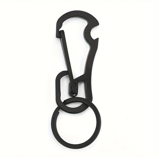 Stainless Steel Key Chain With Bottle Opener Multifunctional Keychain