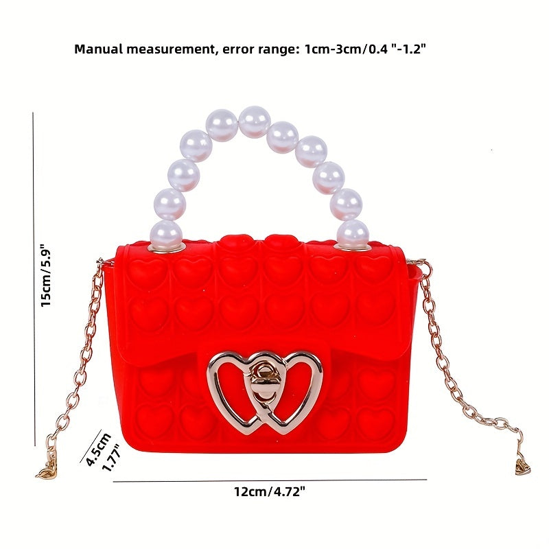 Love Bubble Jelly Bag Mini Female Handbag Coin Purse Mobile Phone Bag