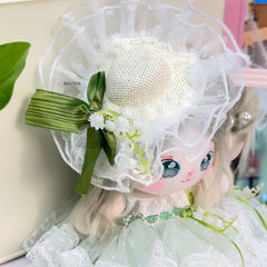 Green Princess Skirt Party Dress for 1/4 BJD Dolls