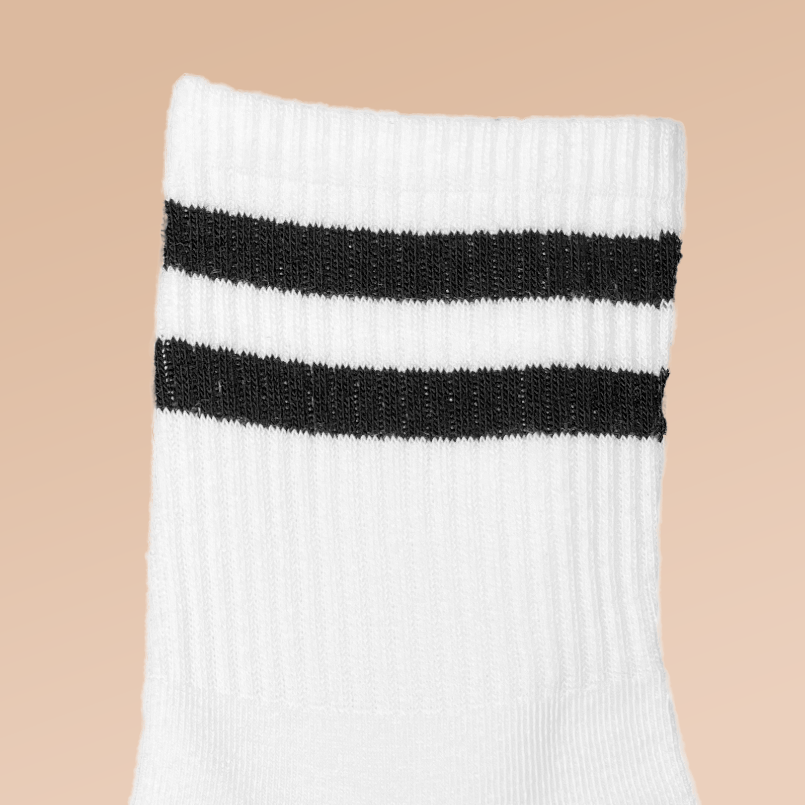 2 Pairs Women's Striped Mid Tube Socks