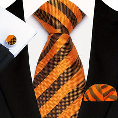Men's Floral Paisley Striped Plaid Necktie Set
