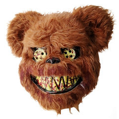 Men's Halloween Scary Bear Mask for Cosplay Costume Props