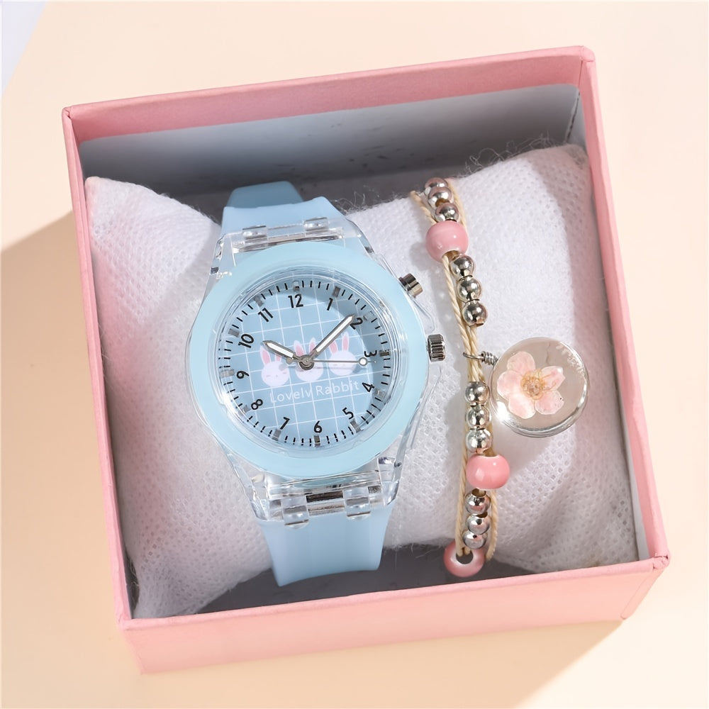 Girl Luminous Silicone Watch Bracelet