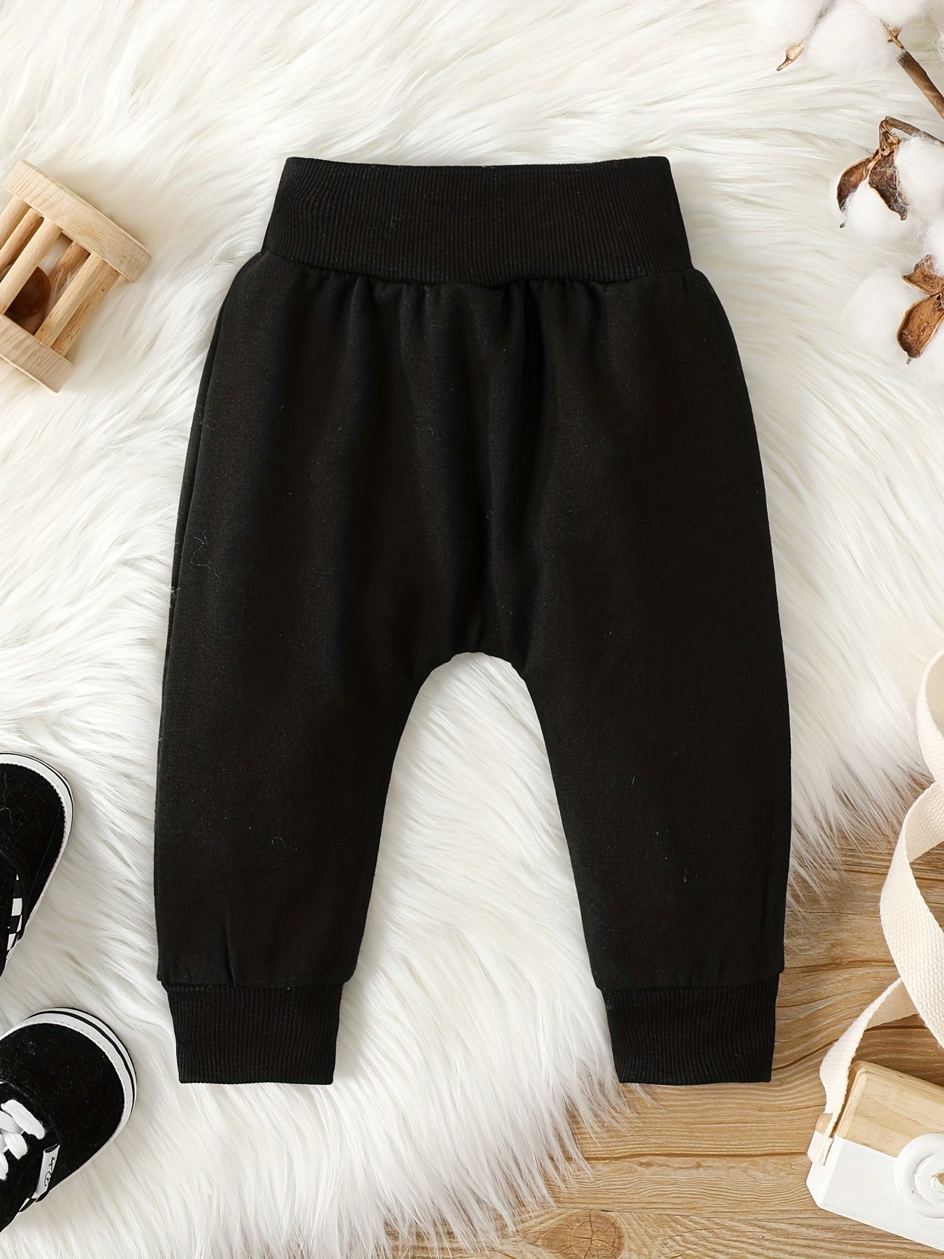 Infant Boys Spring & Autumn Elastic Waist Casual Pants