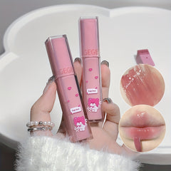 Bear Mirror Lip Glaze Film Waterproof Lip Gloss