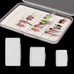 1pc Fly Fishing Bait Box Transparent Fly Hook Storage Box Outdoor Fishing Tackle