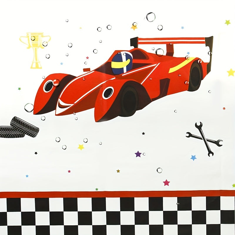 Racing Party Tablecloth Decoration