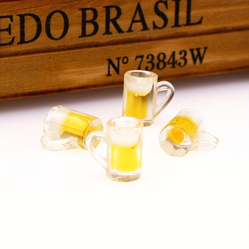 5pcs 1:12 Mini Dollhouse Beer Cup Model Pocket Accessories Scene Toy