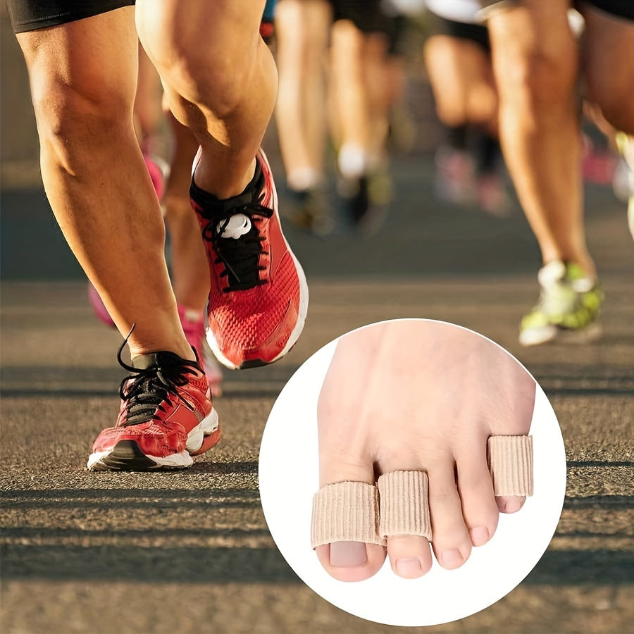 Toe Cushion Tube Toe Tubes Sleeves Soft Gel Corn Pad Protectors 16 Pcs