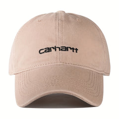 Classic Letter Embroidery Baseball Cap Solid Golf Dad Hats