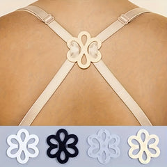5pcs Invisible Bra Strap Clips Non Slip Buckles Conceal Bra Straps