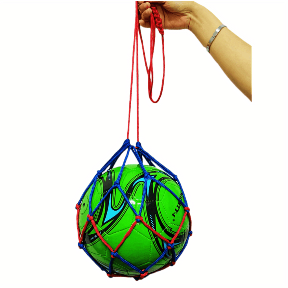 Sports Ball Storage Bag with Big Net - Football, Basketball, Volleyball