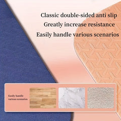 Thick Non-Slip TPE Yoga Mat for Stability and Comfort