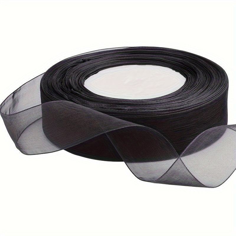 72 Meter Transparent Organza Ribbon For Gift Packaging and Party Decoration