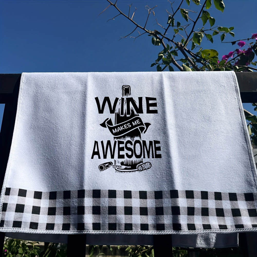Funny Kitchen Towel Fast Drying Dish Towel Housewarming Gift