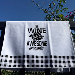 Funny Kitchen Towel Fast Drying Dish Towel Housewarming Gift