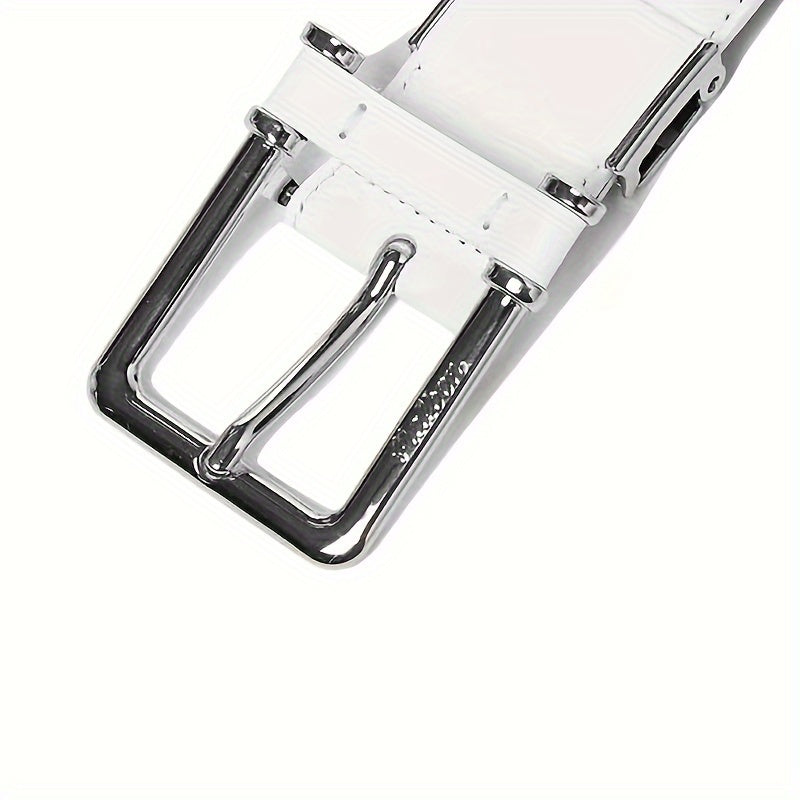 Men's Leather Cowhide Belt Classic Casual Adjustable Belt