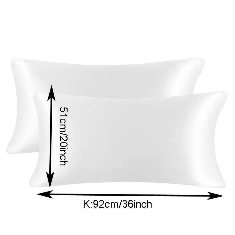 Satin Pillowcases For Hair And Skin - Envelop Closure - Standard Queen King Size