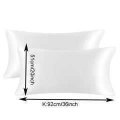 Satin Pillowcases For Hair And Skin - Envelop Closure - Standard Queen King Size