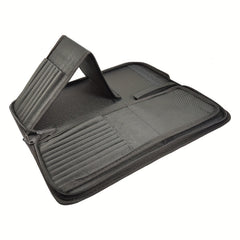 Folding Brush Holder Zipper Bag Organizer Holds 15 Brushes