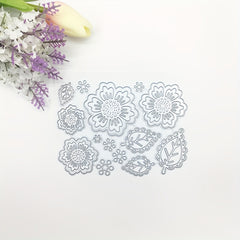 Flowers and Leaves Metal Cutting Dies for DIY Crafts
