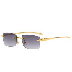 Rimless Vintage Sunglasses