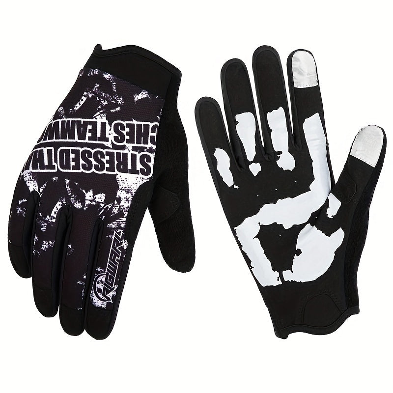 Warm Wind-Resistant Outdoor Cycling Gloves - Long Finger