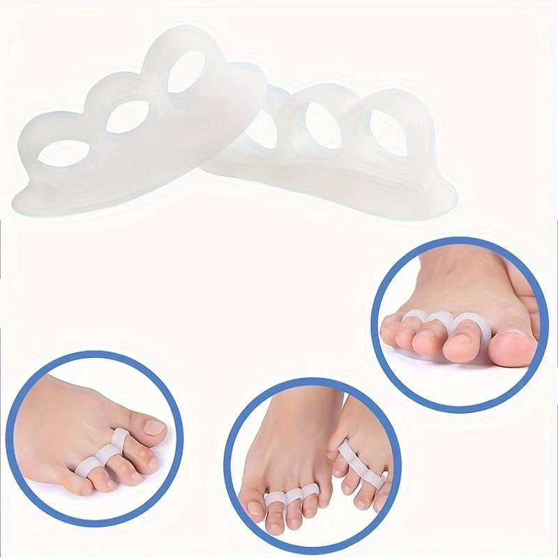 Silicone Toe Separator for Valgus Toe Correction - Anti Wear & Breathable