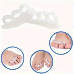 Silicone Toe Separator for Valgus Toe Correction - Anti Wear & Breathable