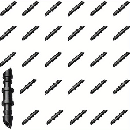 30-50pcs Drip Irrigation Barbed Coupling Fittings - Drip Tubing Irrigation