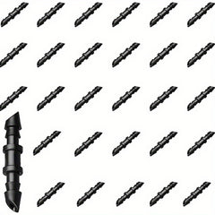 30-50pcs Drip Irrigation Barbed Coupling Fittings - Drip Tubing Irrigation