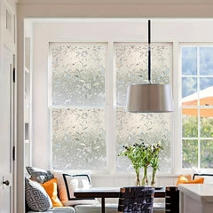 Tulip Window Stickers - Frosted Prism Film for Privacy and UV Protect