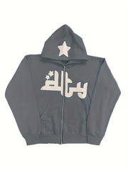 Zip Up Hoodie Long Sleeve Sweatshirt
