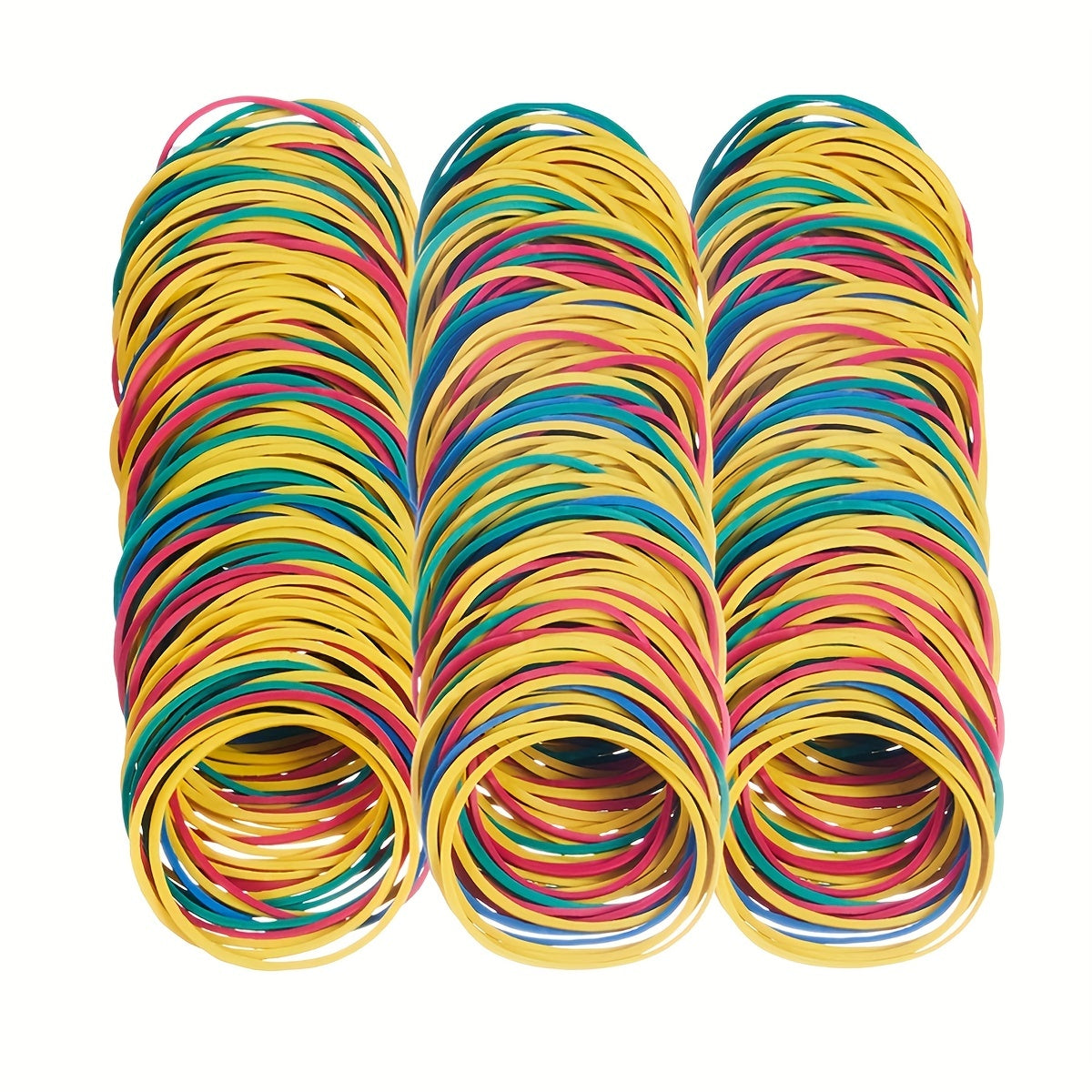 Rubber Bands 5.0 Cm Diameter 4 Colors Pack of 150-600