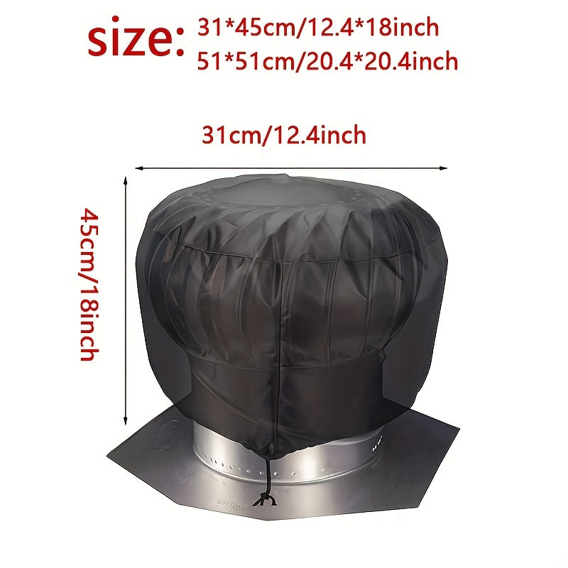 Waterproof Turbine Vent Hood Cover Oxford Cloth Dust Cover