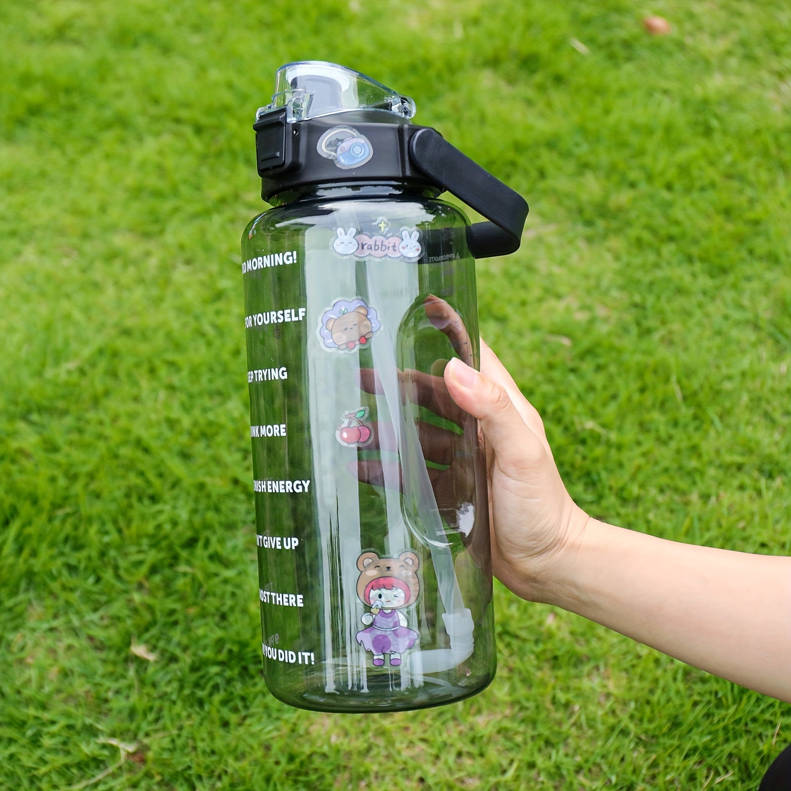 Sport Water Bottle with Straw - Stay Hydrated on the Go