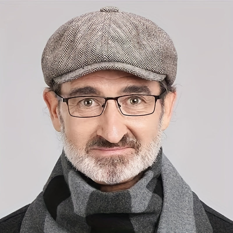 Men's Casual Newsboy Hat Retro Beret Spring Autumn