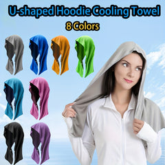 Cooling Hooded Towel UV Protection Quick Drying Towels For Camping