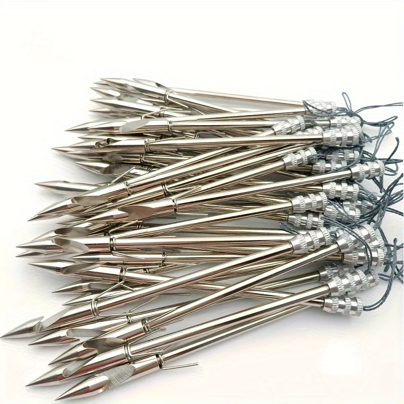 6pcs Fishing Arrow For Slingshot Stainless Steel Arrow Outdoor